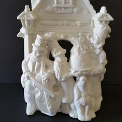 Retired PartyLite Bakery Caroler Tealight Display