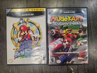 Mario Kart: Double Dash!! (Nintendo GameCube, 2003)

Super Mario Sunshine (GameCube, 2006)