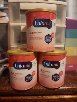 Enfamil infant formula.