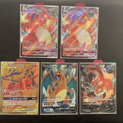 Charizard GX V VMAX Tag Team Set *MINT* Sun & Moon Sword Shield Secret Hyper Card TCG Zard Brilliant Stars Thai Japanese Darkness Ablaze Holo