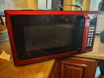 Red Hamilton Beach Microwave