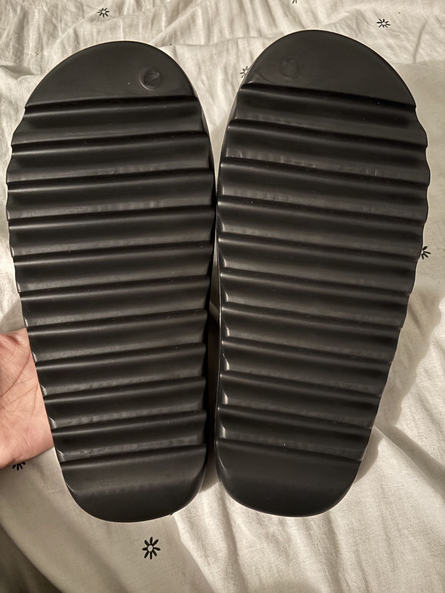 Adidas Black Yeezy Slides (Size 12)