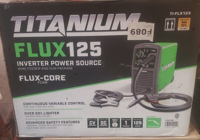 Flux Core Titanium Welder Ready For Welding