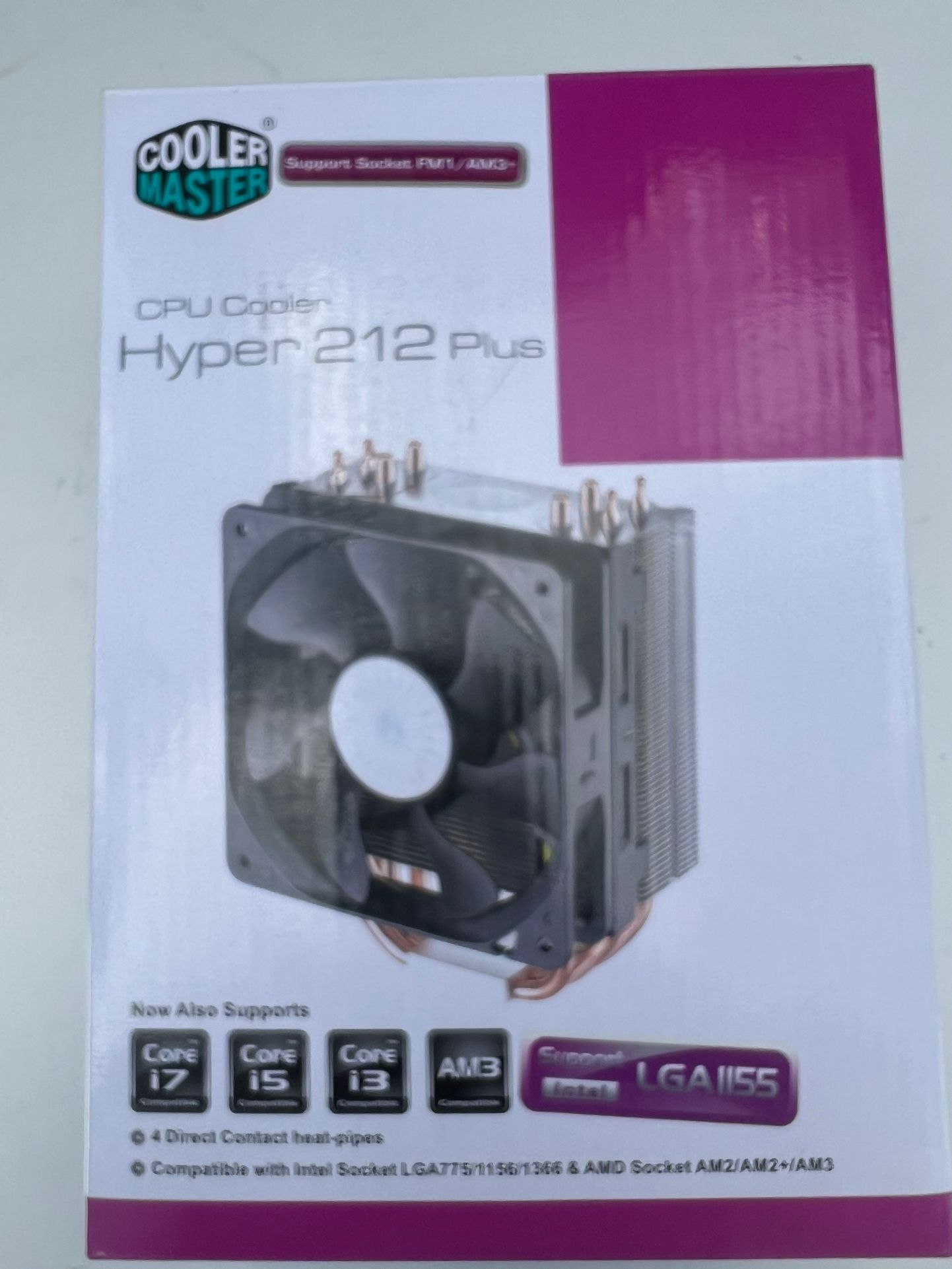 CPU Cooler Hyper 212 Plus (RR-B10-212P-G1) New In Box