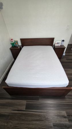 IKEA SONGESAND Bed frame, brown, Full/Double