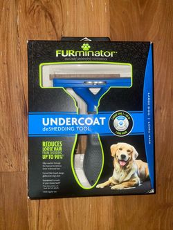 FURminator Undercoat deShedding Tool Large Dog Long Hair