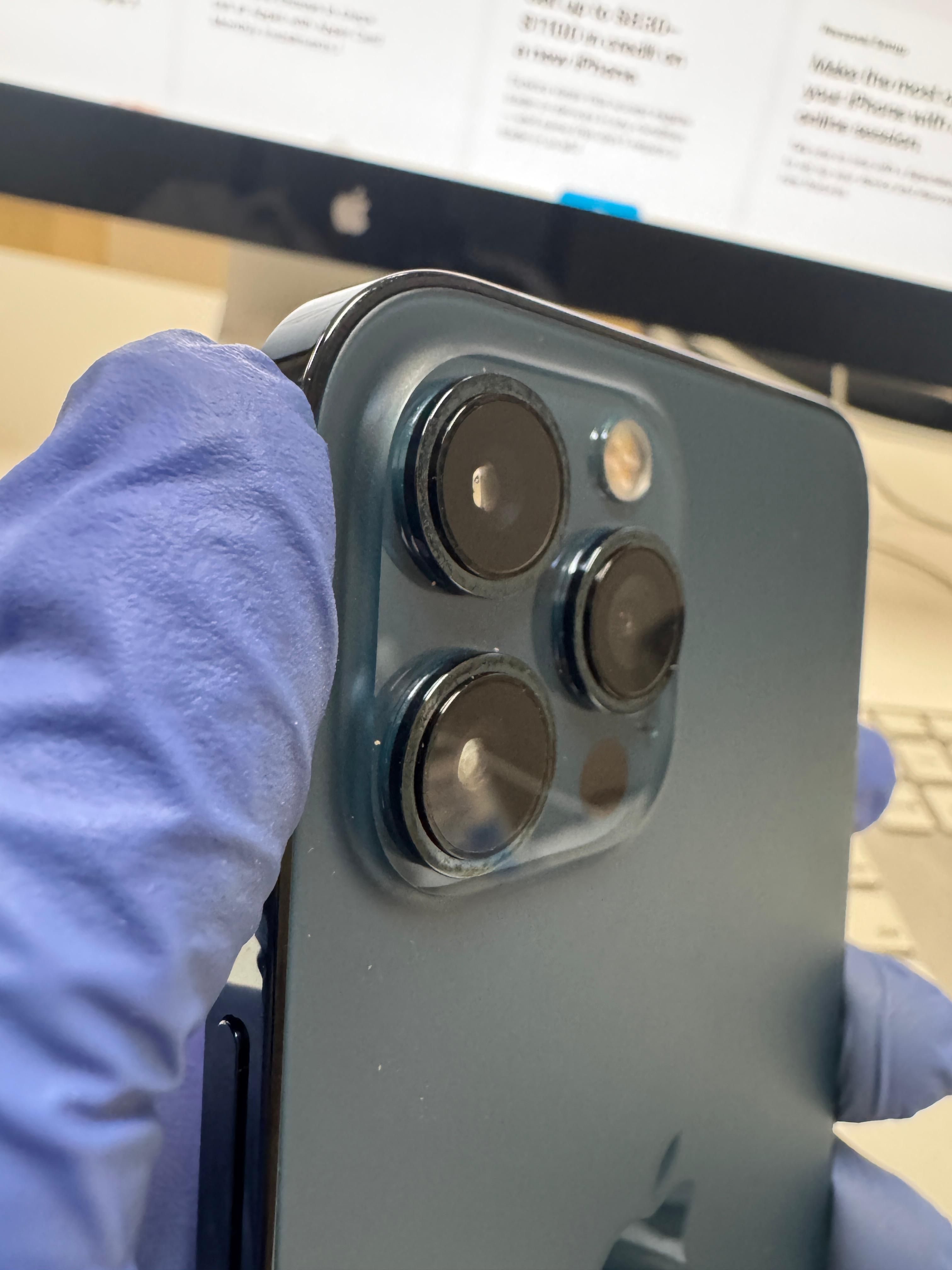 iPhone 12 Pro Max pacific Blue battery 100%