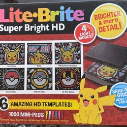 Lite-Brite Super Bright HD, Pokemon Edition