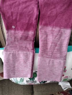 Lululemon Pink Ombre Leggings