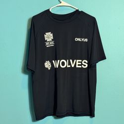 Navy color darc sport raglan quick dry shirt size L