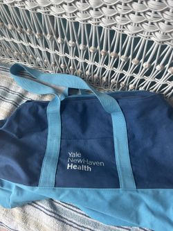 New Canvas Tote Bag 21x12 Yale Hospital Logo  