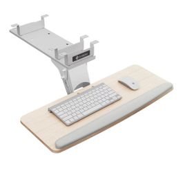 EUREKA ERGONOMIC Keyboard Tray Height Adjustable, Swivel Tilt Computer Keyboard Drawer Under Desk