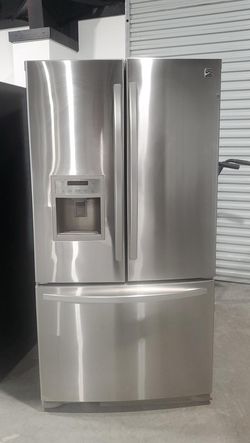 Kenmore 3-Door Stainless Steel Fridge
