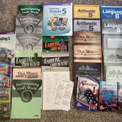 Leftover 5th Grade Abeka Academy Curriculum 