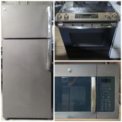 GE Kitchen Set (Slate Color) | 120 Day Warranty | Take Home for $53 Down