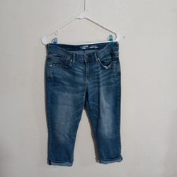 Ladies Modern Skinny Crop Jeans Size 11/12 Brand Levi's