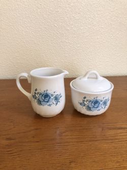 Sugar Bowl And Creamer Set