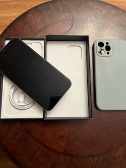 iPhone 12 Pro Max unlocked 128gb with original box charging cable
