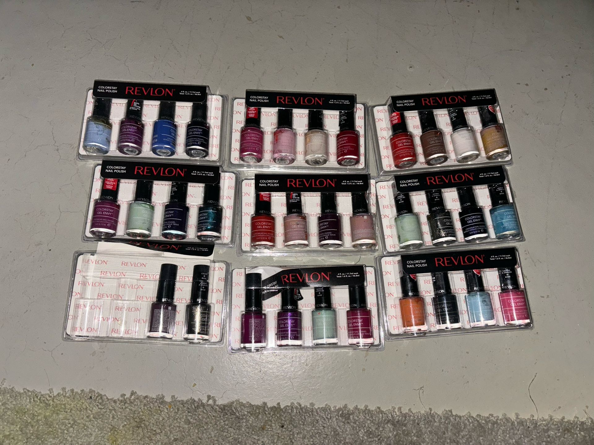 New REVLON COLORSTAY GEL ENVY Nail Polish 4-Pack