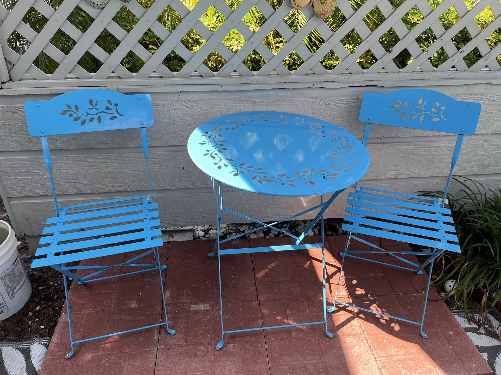 Bistro Set, Small Table And Chairs