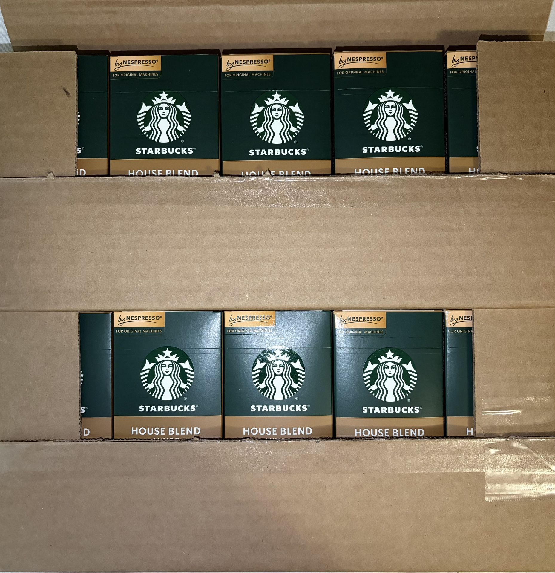 Starbucks by Nespresso Original Line, House Blend, Medium Roast Coffee, 50-count Espresso Pods (X2)
