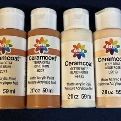 NEW Delta Creative Ceramcoat Acrylic Paint in Assorted Colors, 2 oz Each…$5 Each
