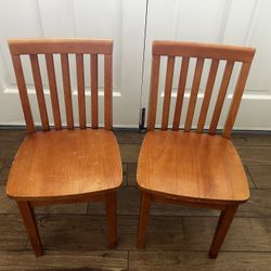 Set of Pottery Barn Kid Chairs