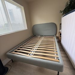 Unique Light Green Bed Frame (Full)
