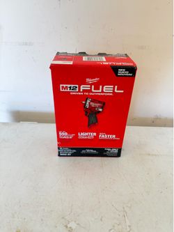 M12 FUEL 12V Lithium-Ion Brushless Cordless Stubby 3/8 in. Impact Wrench (Tool-Only)