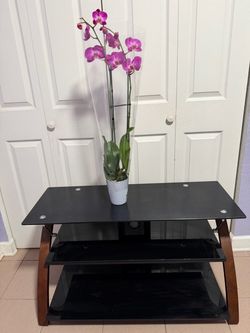 TV stand black glass TV Table - modern and beautiful