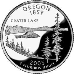 ROLL OF OREGON STATE QUARTERS
