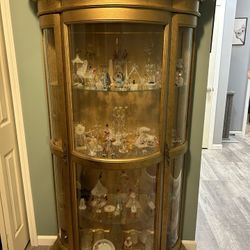 China Cabinet All Blown Glass Included