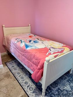Pottery Barn kids twin bed