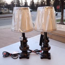 Set of Two StyleCraft Trieste Accent Table Lamps