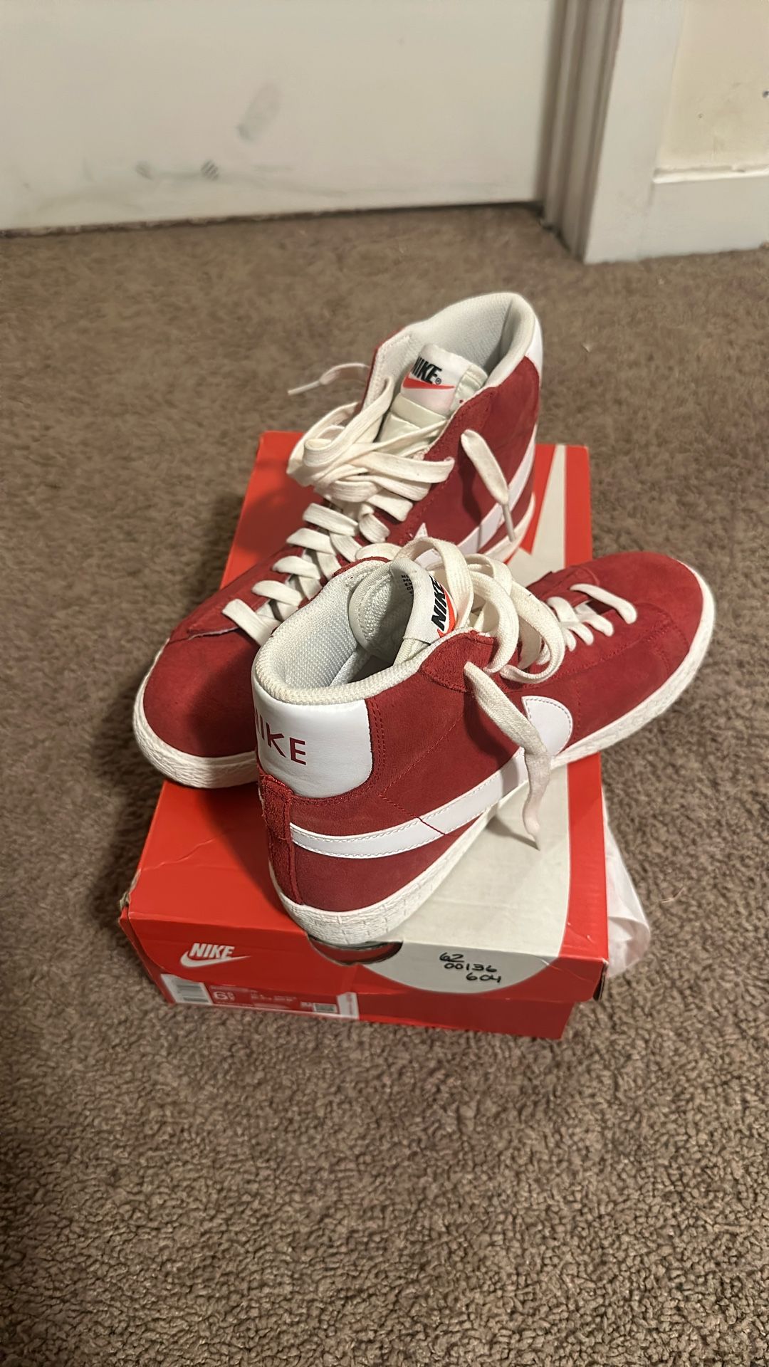 Red Nike Blazer 