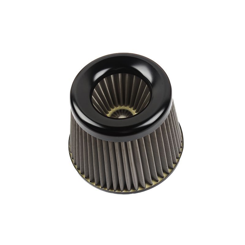 Brand New Universal JDM BLACK 3" 76mm Power Intake High Flow Cold Air Intake Filter Cleaner