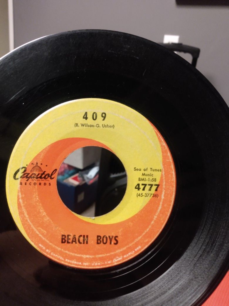 Vintage Beach Boys 45 Records