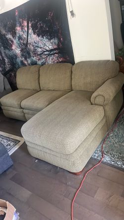 Green Lazboy Couch