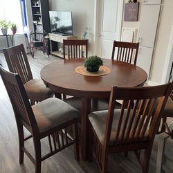 Dinning Set With 6 Chairs