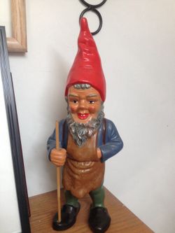 RARE GNOME 14 INCHES HIGH