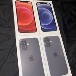 iPhone Box Bundle (4 Boxes) iPhone 12 & iPhone 16