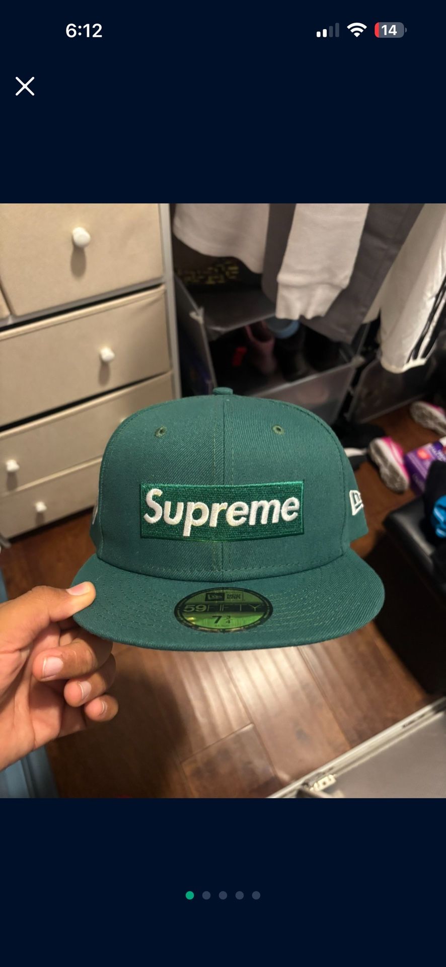 Supreme Money Box Logo New Era