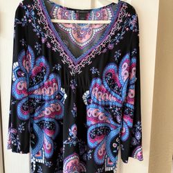 INC International Boho Top 