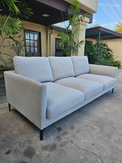 Mid Century Modern Gray Sofa