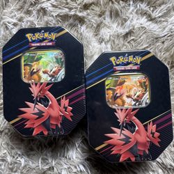 Crown Zenith Zapdos Tins Pokemon Cards 