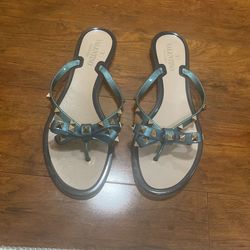 Valentino Blue Rock stud Sandals