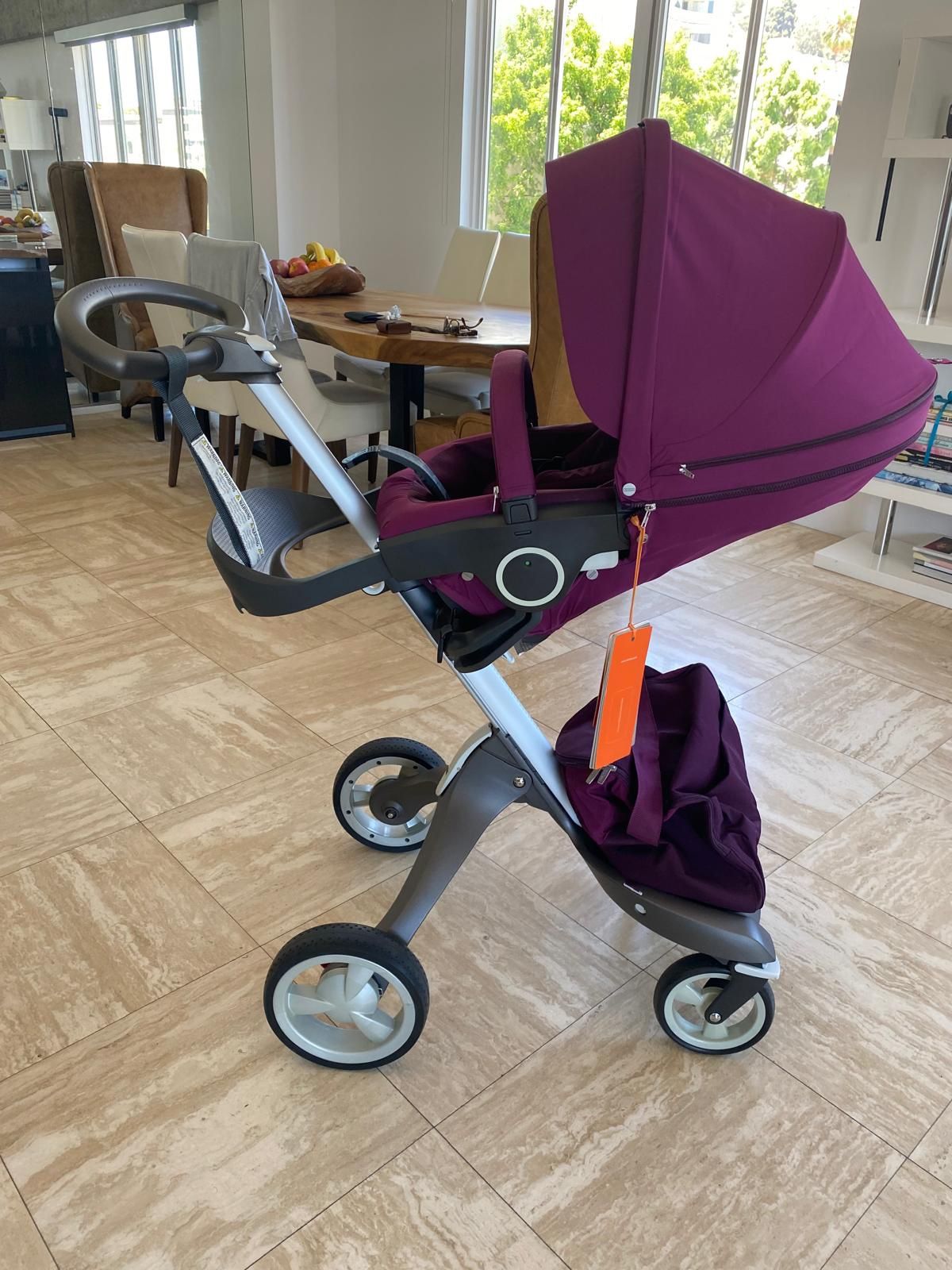 Stokke Xplory X Stroller Limitted Edition Purple Magenta Color