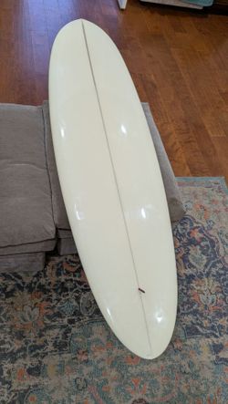 6'10 surfboard Christenson trade