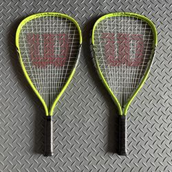 Wilson Titanium tennis rackets