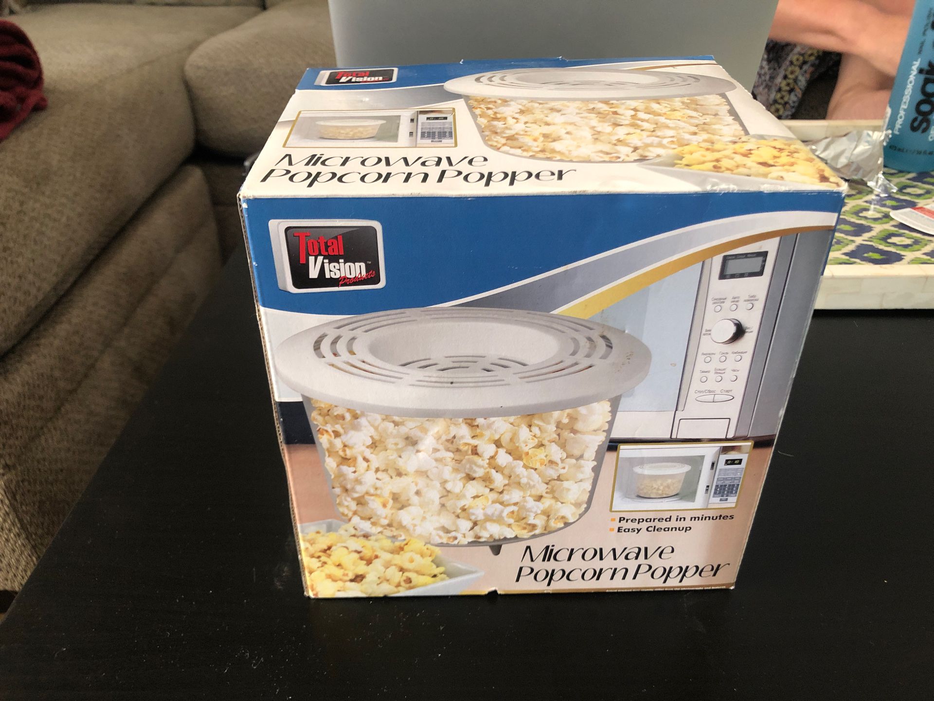 Total Vision microwave Popcorn popper